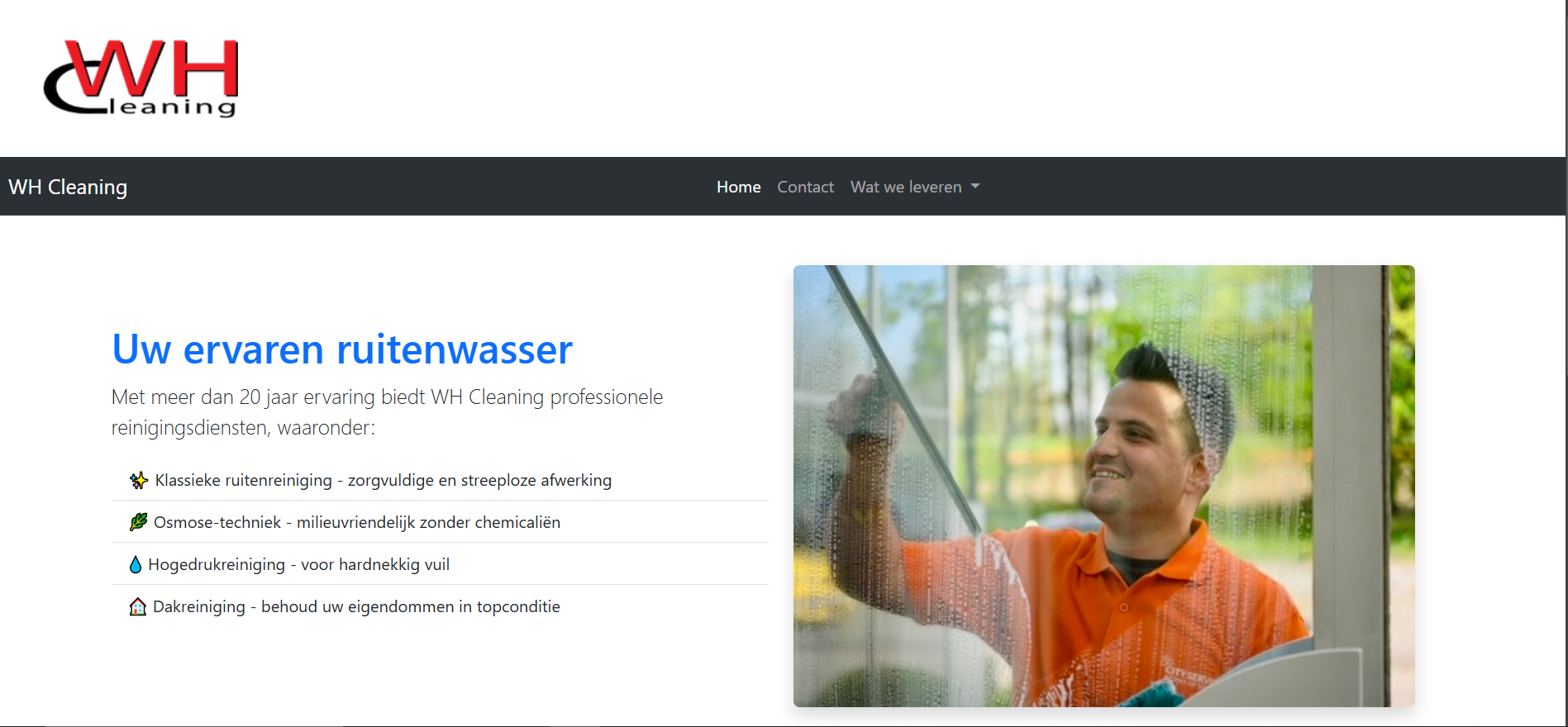 Stijl nieuwe website